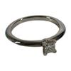 TIFFANY&Co. D0.19ct Diamond Princess cut Platinum Jewelry Ring Pt950 Silver