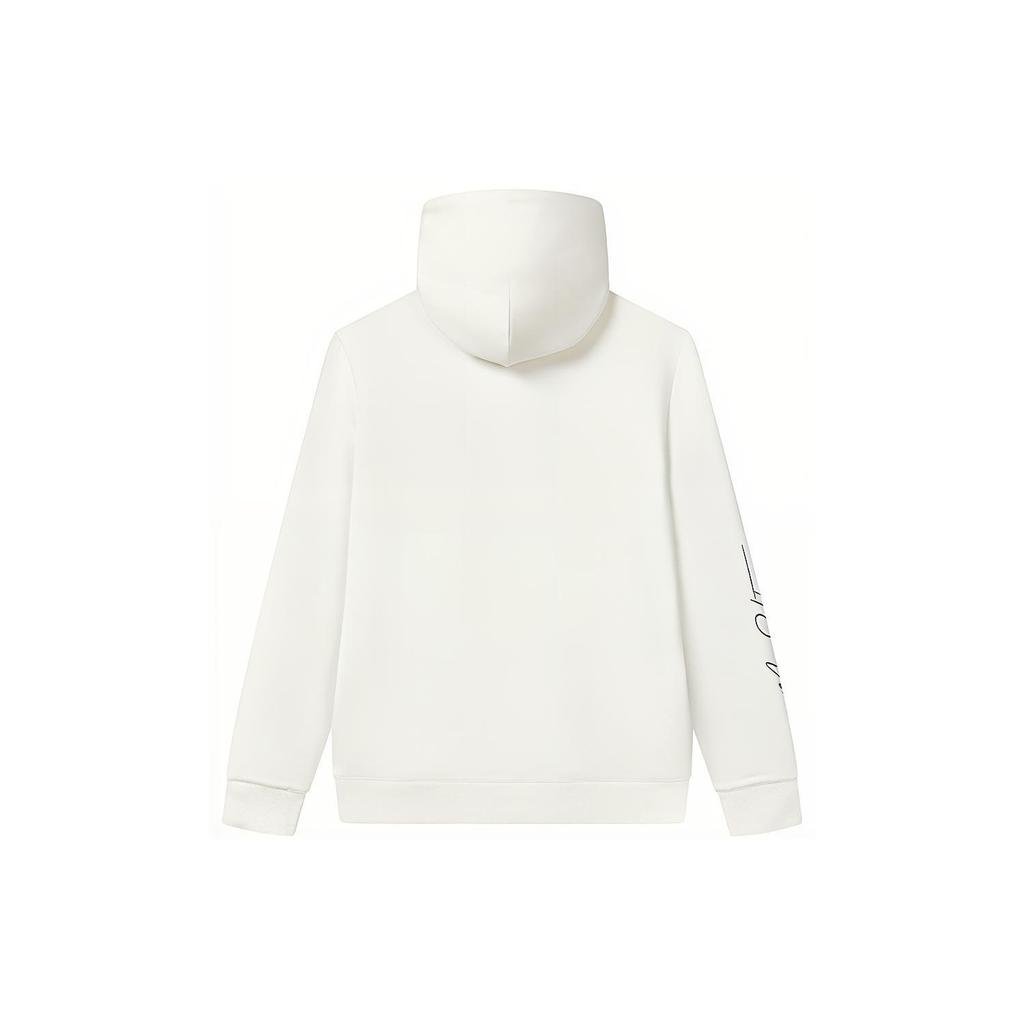 FILA Logo Graphic Hoodie 'White Green' Men's F11M319206F-WT