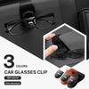 Car Glasses Clip Sun Visor Car Sunglasses Storage For Jeep Renegade Compass Grand Cherokee Wrangler JK Gladiator Keychain ALZ1