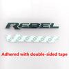 Zinc Alloy Car Emblem, 3D Metal Car Sticker, Letter Badge, Auto Body Rear Trunk Decorative Sticker, Car Exterior Accessories