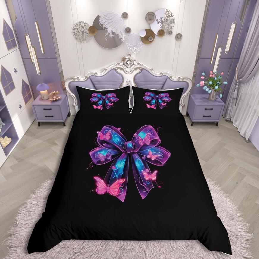 

Comforter Homewish Flying Butterfly Cherry Blossom Bedding Setflower Animal Comforter Set Comforter (quilt)-EU Single(135*200cm)3pcs