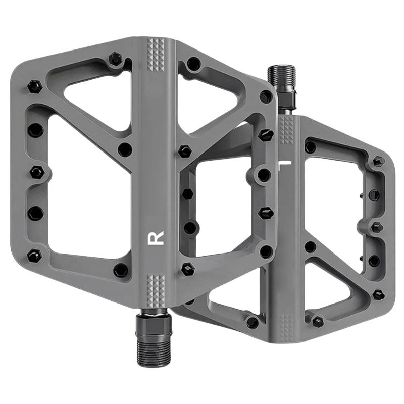 1 Paar Mountainbike-Flachpedale, Breite Antirutsch-Nylonpedale mit 9/16 Zoll gedichtetem Lager, breite Standfläche für Radfahren