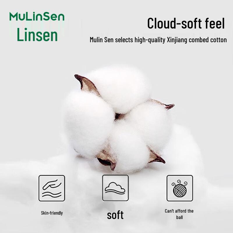 Mulinsen Men's Graphene Antibacterial Cotton Boxer Briefs 3-Pack