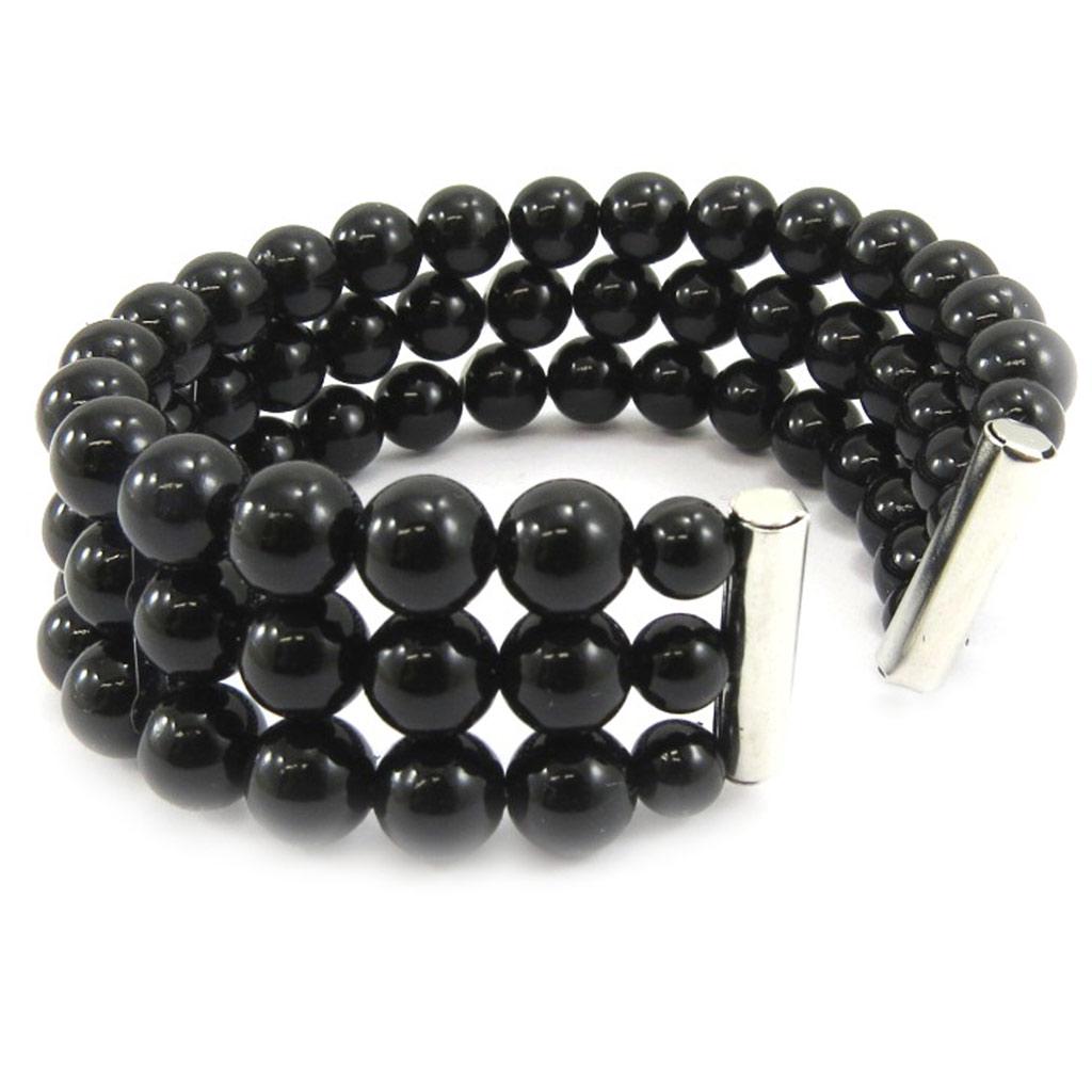 Les Trésors De Lily [L1620] - Black 'Sissi' Bracelet