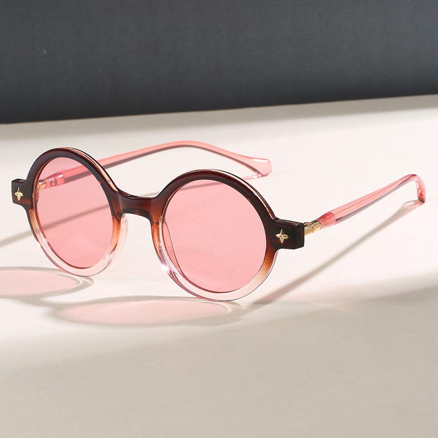 New Fashion Retro Oversized Round Sunglasses Men's and Women's Brand Retro Sunglasses Trend