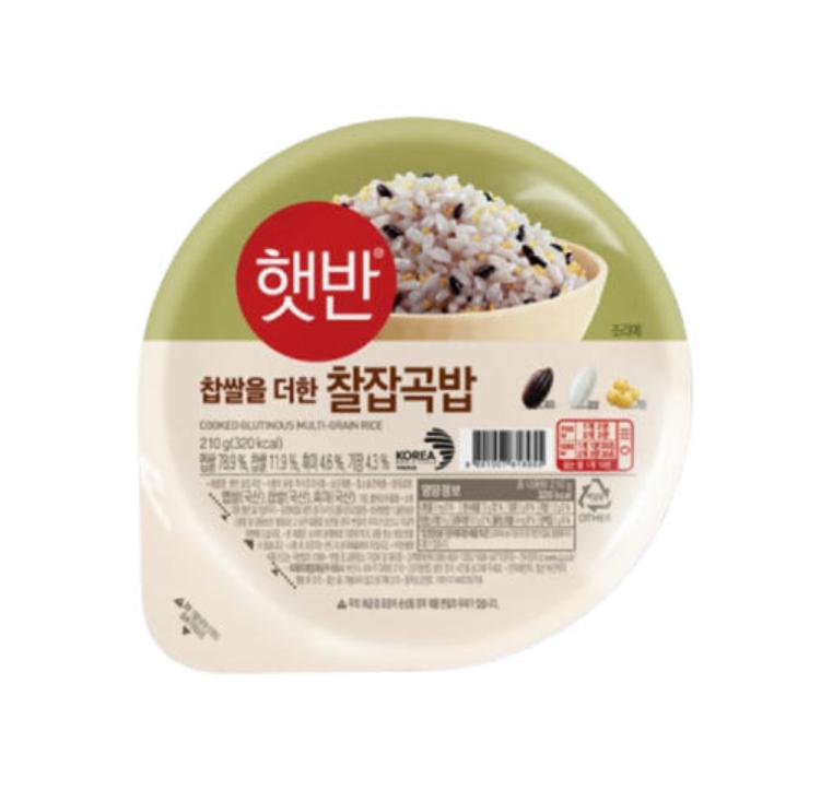 CJ Hetban Cooked Multi-grain Sticky Rice 210g X 8 Packs