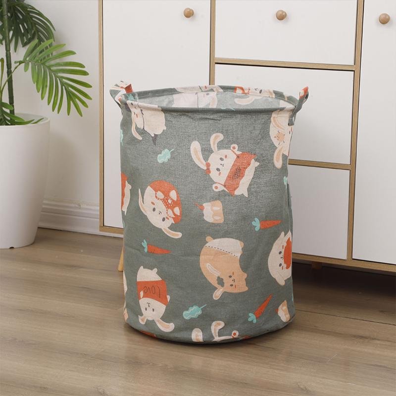 Dirty Clothes Storage Basket Bathroom Storage Bucket Foldable Storage Bag
