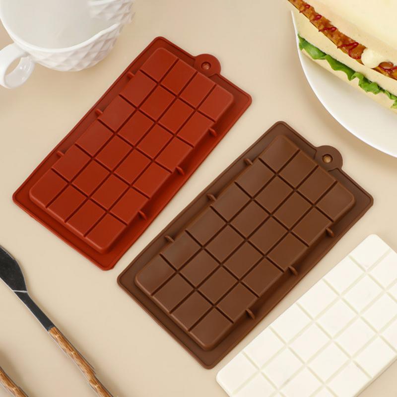 Dubai Chocolate Mold Silicone Chocolate Bar Mold for Chocolate Bar Pistachio Candy Bar Mold for Filling Chocolate