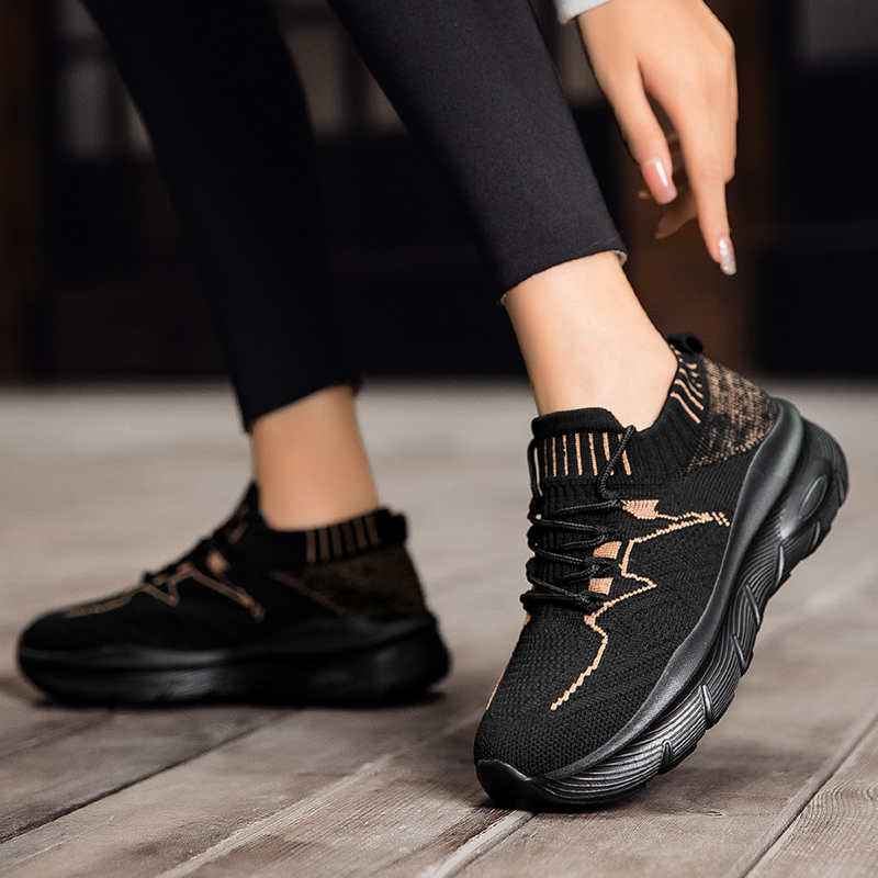 Fashion Hiphop Round Toe Sneakers Designer Luxury Woven Casual Women's Shoes Women's Boot Tennis Sports Type Low Cost Model Sunny