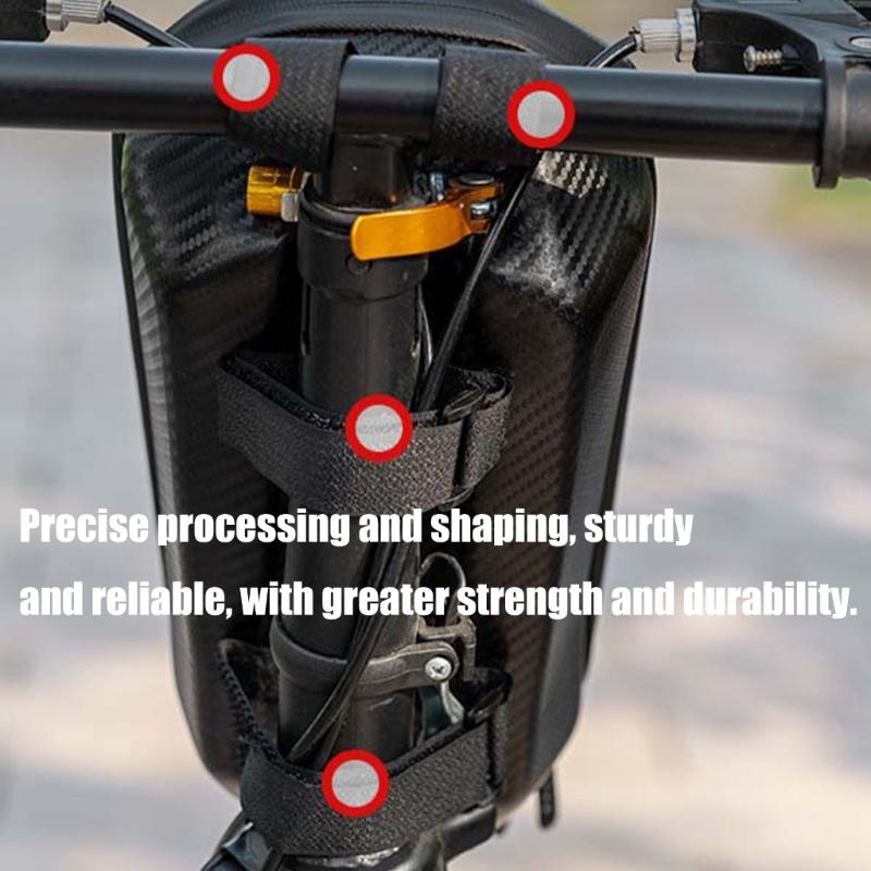 High Capacity Hard Case Waterproofed Handlebars Bag For Electric Scooters Bikes Folding Cycles Secure Storage