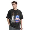 Shane Ilya Back Heated Rivalry T Shirt Washed Short Sleeve Street TShirts Vintage for Men Women Printed Tees