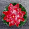 Foglie Piante Galleggianti Decorazione Casa Simulazione Fiori di Loto Artificiali Ninfee Piante Finte