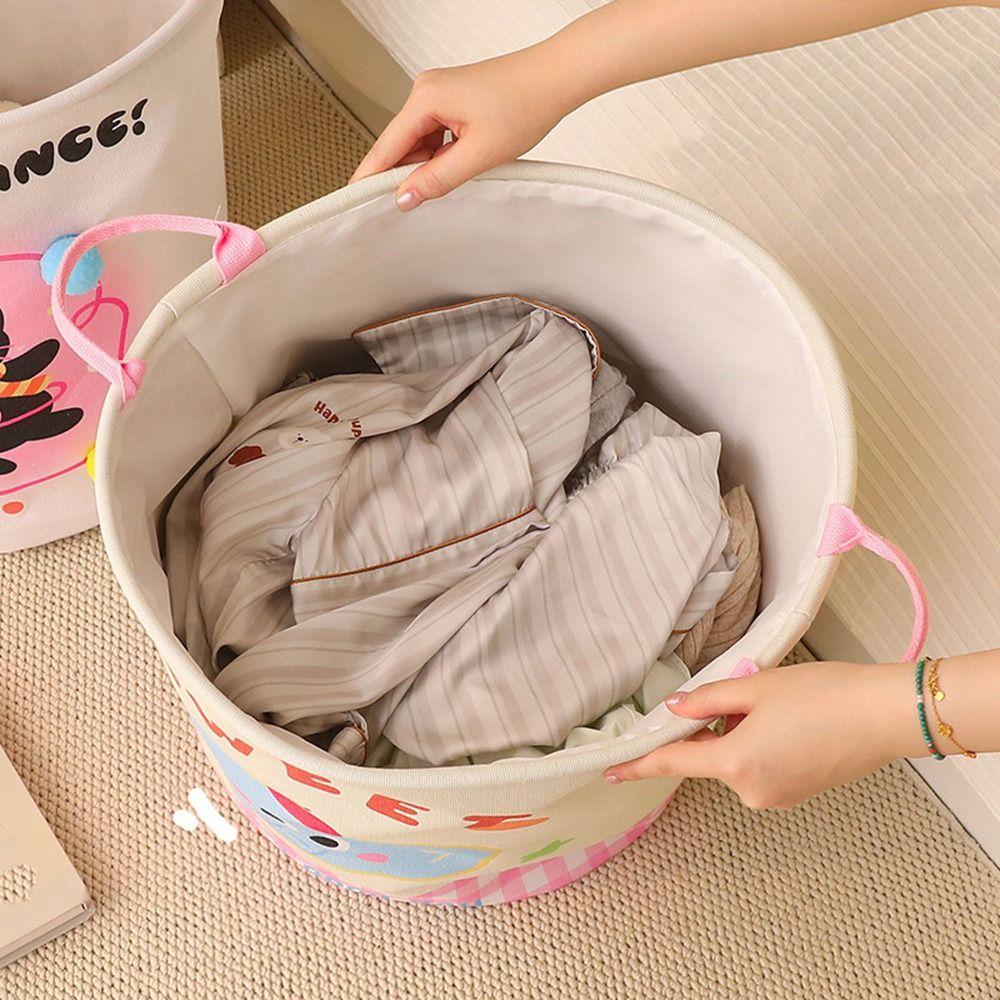 Non-woven Fabric Dirty Clothes Storage Basket Large Capacity Dirty Clothes Organizer  Bathroom