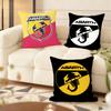 AAbarth Scorpion Cushion Cover Natural Linen Organic Fabric DoubleSided Printing Couch Pillow Covers Home Decor
