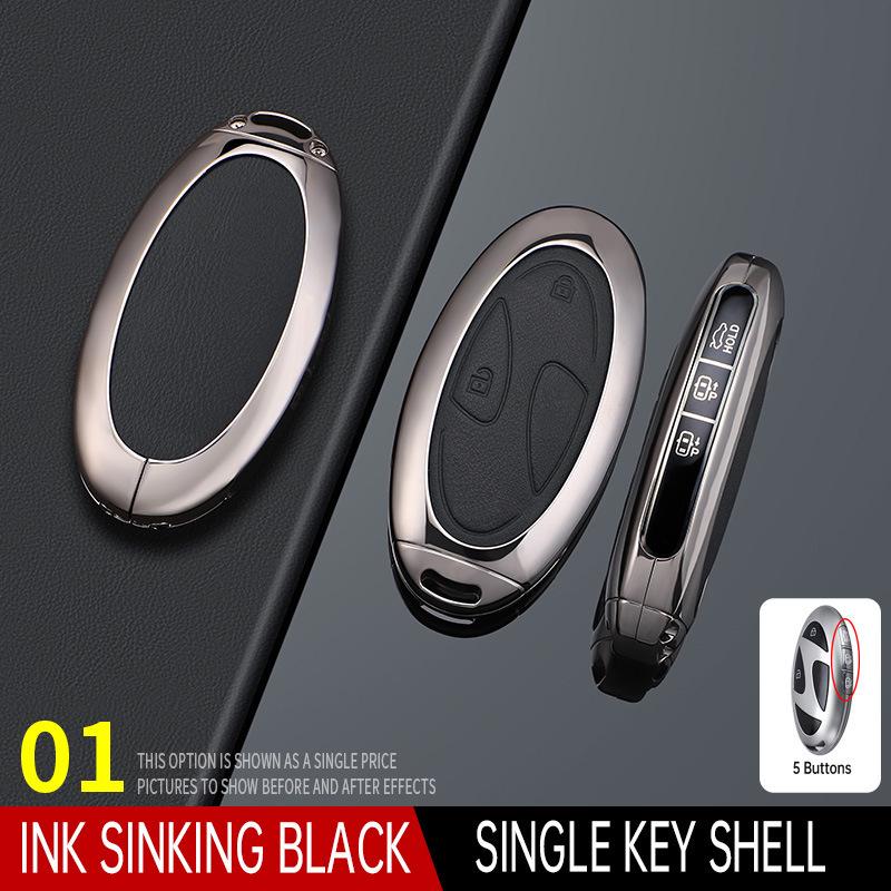 Compatible Key Case for Hyundai Tucson, Sonata, Encino, Santa Fe, Elantra - 11th Gen Models (Unisex).