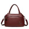 Women's Bag Middle-Aged Mother Bag Pu Shoulder Messenger Bag Handbag