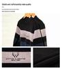 Men's Winter Chenille Velvet Thickened Knit Sweater Hoodie - Round Neck Casual Base Layer.