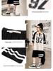 Girls' 2025 Summer Fashion Sportswear Two-Piece Set - Trendy Short-Sleeved Outfit for Big Kids