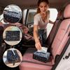 Auto-Taschentuchbox Leopardenmuster Reißverschlusstasche Taschentuchboxhalter Für Autoorganisation Für Auto LKW SUV Limousine Rücksitz Kopfstütze