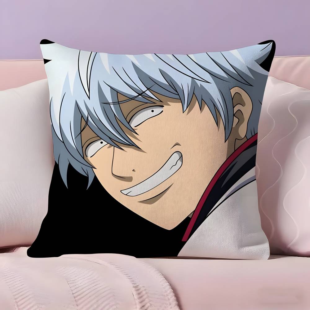 G-GINTAMA Anime Pillow Case  Ultra Soft Skin Friendly Fabric Cloud Like Comfort & Concealed Zipper
