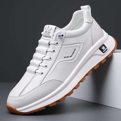 Fashion Casual Retro Versatile Walking Shoes Lace-Up Men's Classic Sneakers Hot Sale Leather Male Trainers Trendy Men Treking Footwear