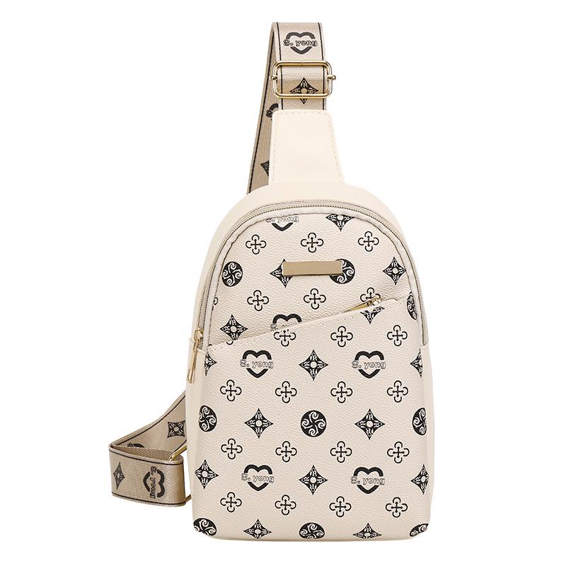 Versatile Women's Crossbody Chest Bag 2023 - Printed Design for Ladies and Couples