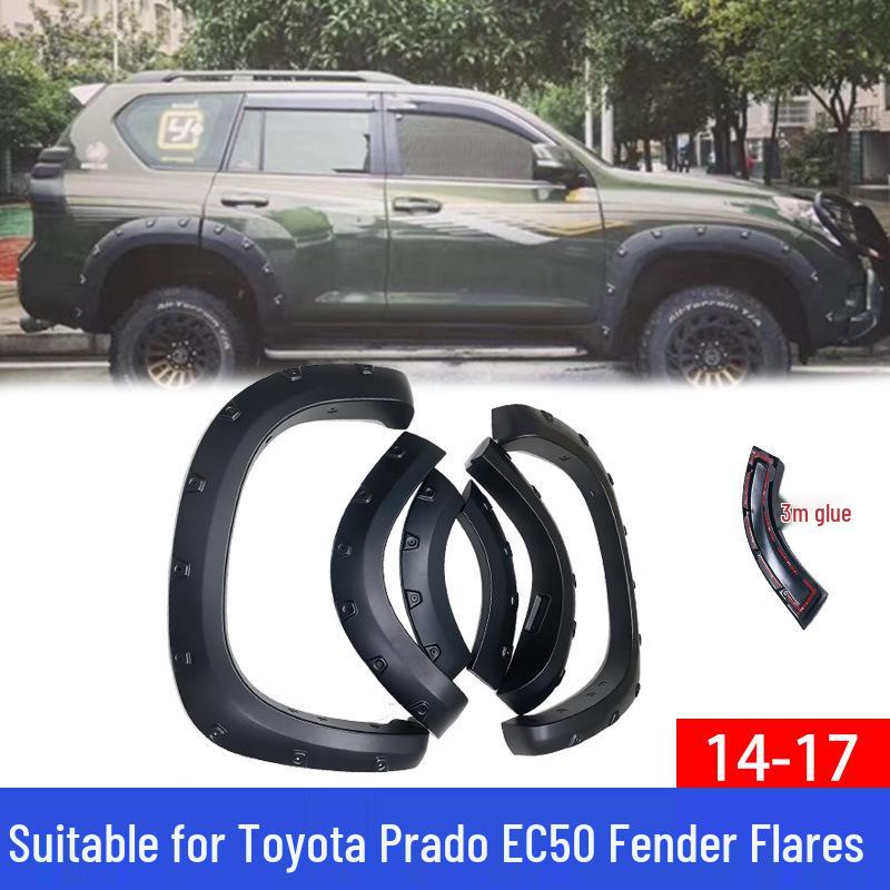 Toyota Prado LC50 (2014-2017) Wide Fender Flares with Rivets
