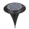 Solar Ground Lights Automatic Charging RGB LED Lamp Beads IP67 Waterproof Warm White Ground Lights