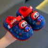 Kinderschuhe, Baumwollpantoffeln, Dicksohlige rutschfeste Einteiler für Jungen und Mädchen