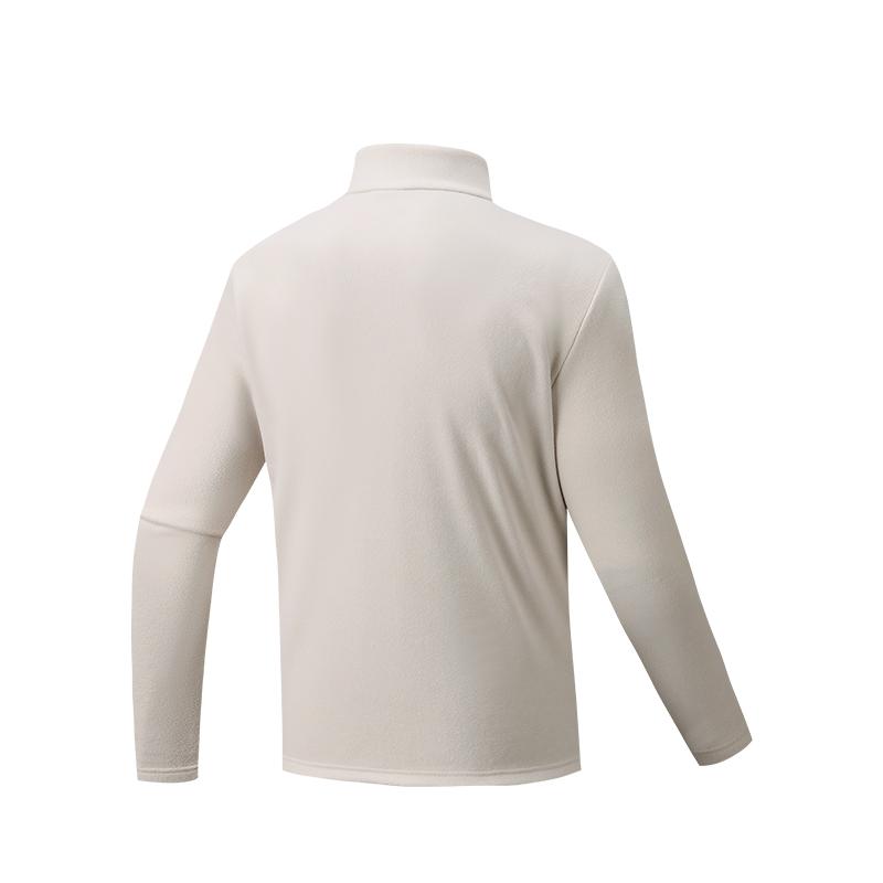 Anta Outdoor Series Stand Collar Pullover Solid Color Comfortable Versatile Warm Casual Simple Knit Sweater Unisex Sweater 972616401-1