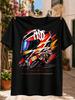 Racing And Number 3 Motorcycle Rider Red Orange Speed Streak Motorsport Graphic Tee Unisex All  Unisex All Tshirt
