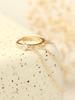 Minimalpiercing 14K Double-Strand Chain Inner Conch Ring Piercing Earrings