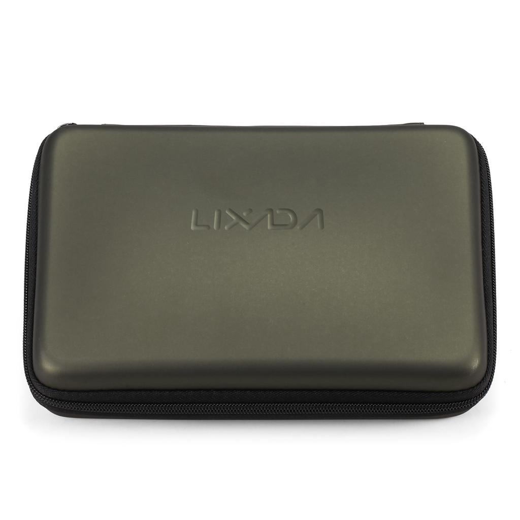 Lixada Fishing Bait Alarm Set with Portable Case Fishing Bait Alert Set Luminous Fishing Bait Indicator Digital Fishing