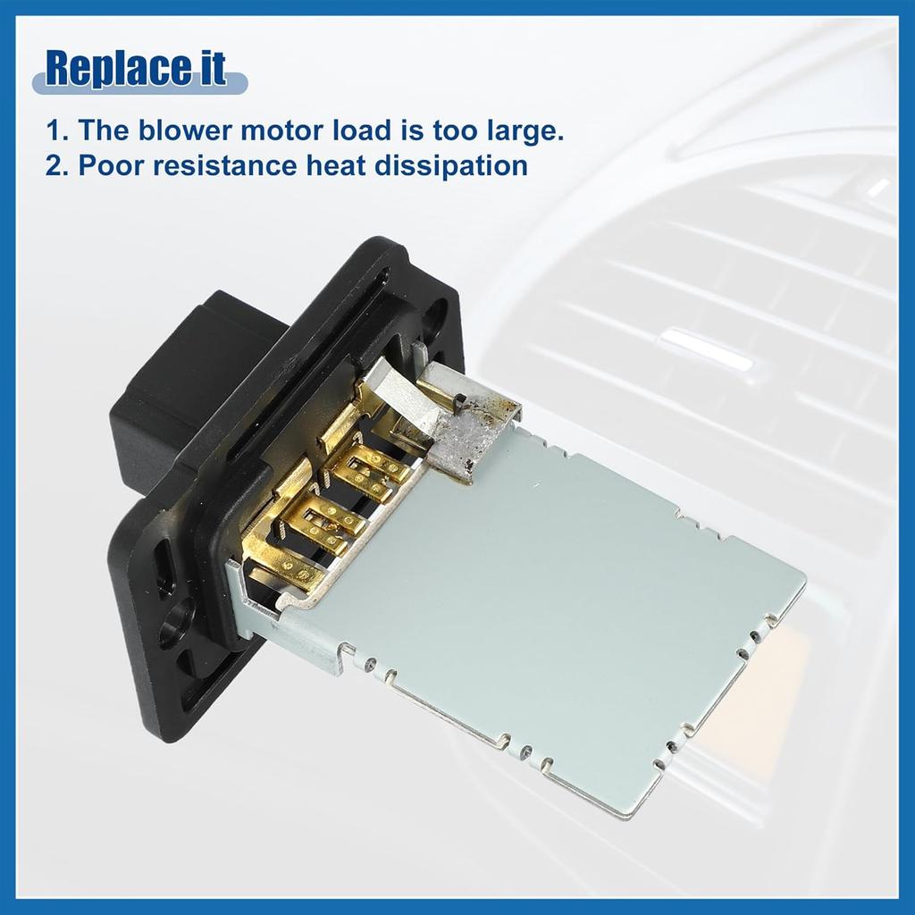 Auto-HVAC-Gebläsemotor-Widerstand Heizung Ersatz Passend für Kia Forte 2014-2018 für Kia Sorento 2011-2019 NEIN. 20424/971283K000 - Packung mit 1 schwarzem Artikel