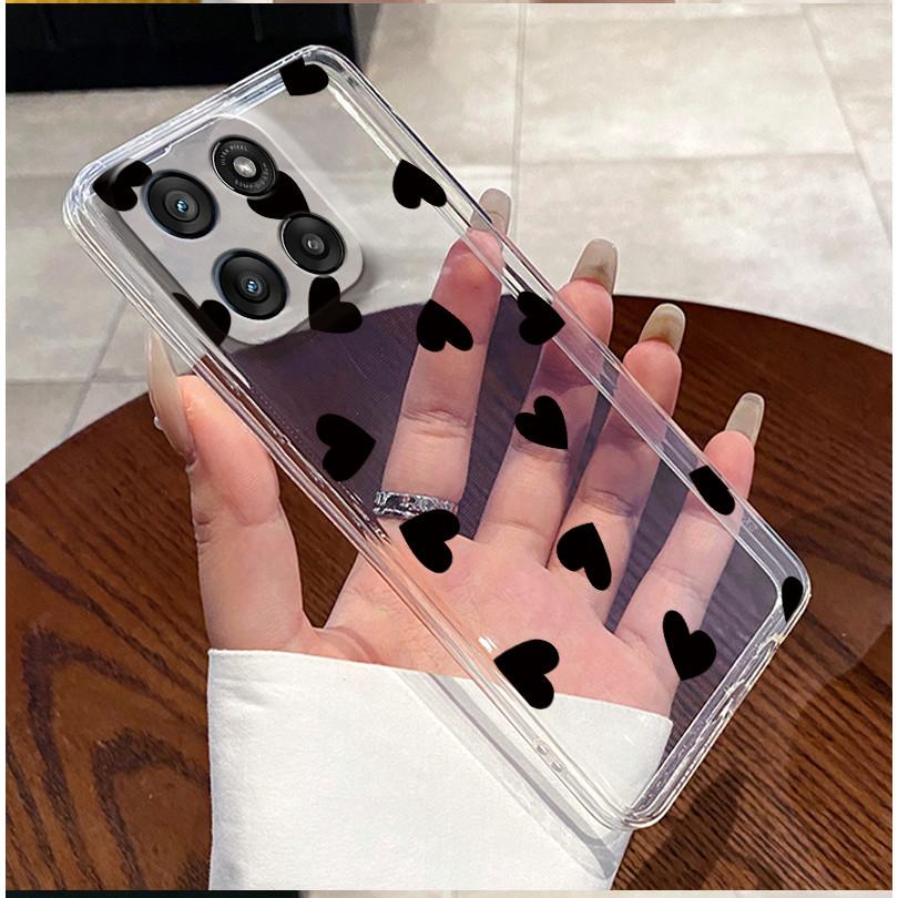 Phone Case For Motorola Moto G Stylus 5G (2025)/Motorola Edge 60 Stylus Soft TPU Clear Viral Painted Casing Shockproof Cover