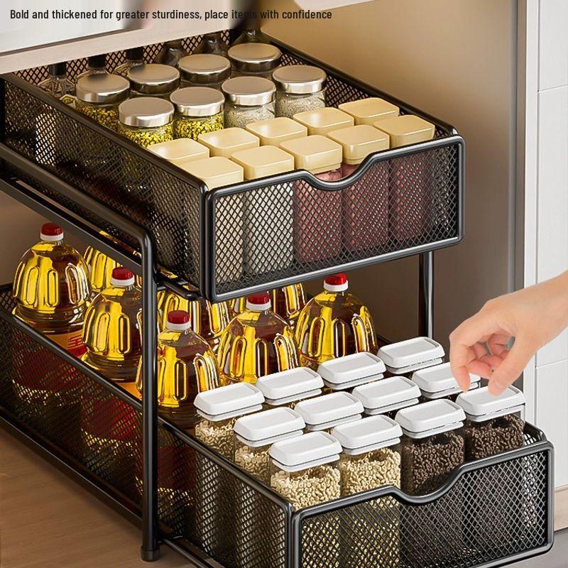 Ausziehbares Unterschrank-Aufbewahrungsregal