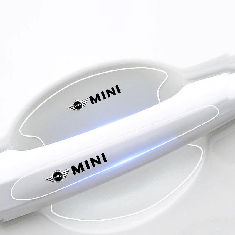Car Door Handle Cup Protector Stickers Protection Film For MINI One Cooper JCW Countryman Clubman Cabrio Paceman Coupe Roadster