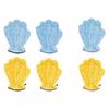 Soft Cloth Pet Gloves Thick Pet Bath Mittens For Effective Water Absorption And Gentle Massage During Bath Time