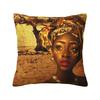 Custom Nordic Own Your Afro Sofa Cushion Cover Soft Abstract African Women Throw Pillow Case Home Decorative