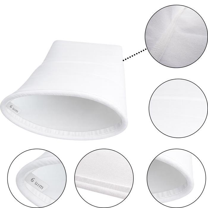 Poche Filtrante Piscine [Lot 2] 6 Microns Compatible Desjoyaux F15 PF180 PFI180 PFI181 PF250 58x33cm Anneau Ø21cm Phonillico®