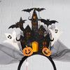 3D Glowing Castles Hairband Party Headwear For Halloween Night Event Theme Costume Accessories Festival Props Headpiece