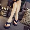 Fashion Lovely Women Summer Slippers Ladies Platform Sandals Rhinestone Thong Flip Flop Wedges Shoes Woman Outdoor Sweets Sandals Female
