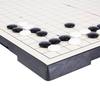 Jeu de Go magnétique - ENGELHART - Goban pliable 19x19 36x36 cm - 361 pierres magnétiques - Rangement intégré - Format voyage