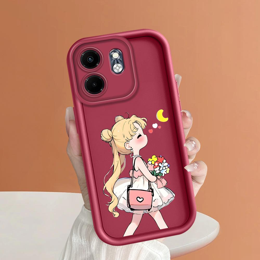 Měkký silikonový kryt na telefon Plný kryt Ochranné pouzdro odolné proti nárazům pro Huawei Honor Infinix Tecno iPhone Motorola Google