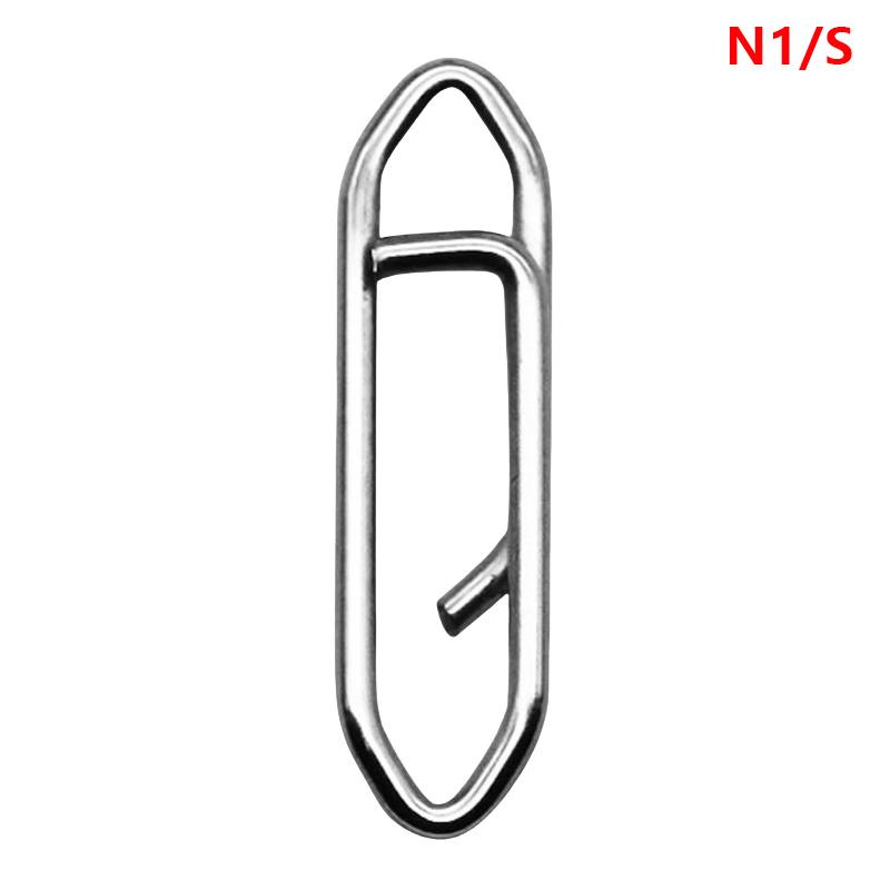 

50Pcs Stainless Steel Speed Clip, Quick Change, Fast Link Connector, Fishing Snap, Topwater Clip,