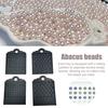 4Pcs Bead Counting Tray for Jewelry Making Plastic Sorting Board for 3/4/6/8mm Beads Sliding Divider Tool Craft Bead Sorting Organizer