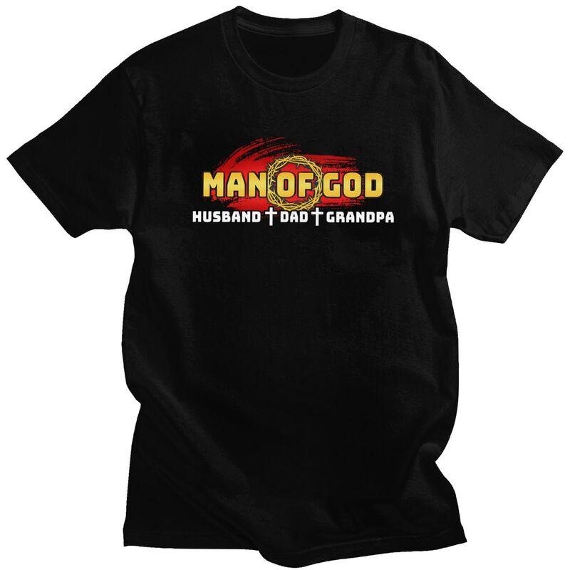 

Custom Fashion Man Of God Husband Dad Grandpa T Shirt Men Short Sleeve T-shirts Casual Tee Tops 100% Cotton Slim Fit Tshirt G... S разноцветный