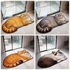 40*60cm Simulation Cat Floor Mat Bathroom Carpet  Living Room Tea Table Bedside