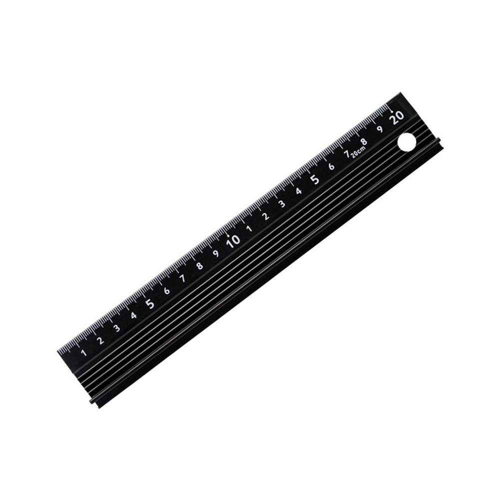 Anti Slip Aluminum Alloy Protection Woodworking Architect Engineer Scale Ruler