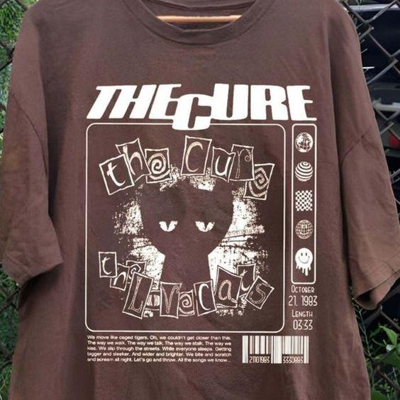 The Cure The Love Cats Shirt The Cure Funny 90s Vintage Unisex Tshirt KH6351 L